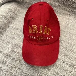 Ariat Red Baseball Cap